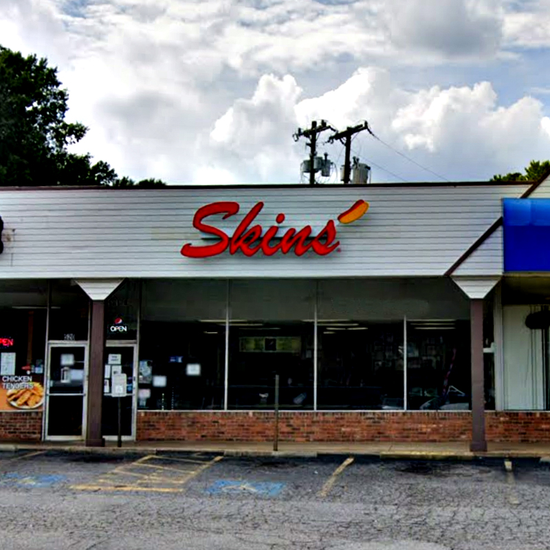 Skins Hotdogs on Mills Avenue in Greenville, SC